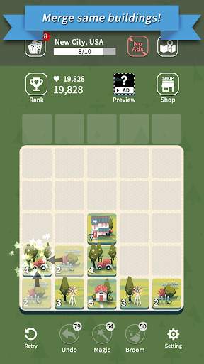 Age of City Tour : 2048 merge screenshot 2