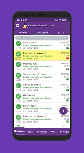 Encomendas Rastreio Correio screenshot 2