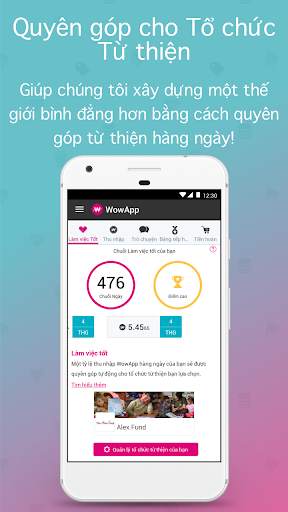 WowApp - Earn. Share. Do Good screenshot 4