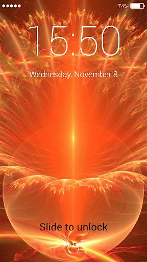 Atom Lock Screen Live WP screenshot 2