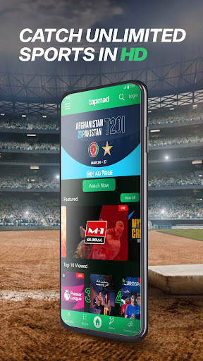 tapmad: Live Cricket & Movies 2 تصوير الشاشة