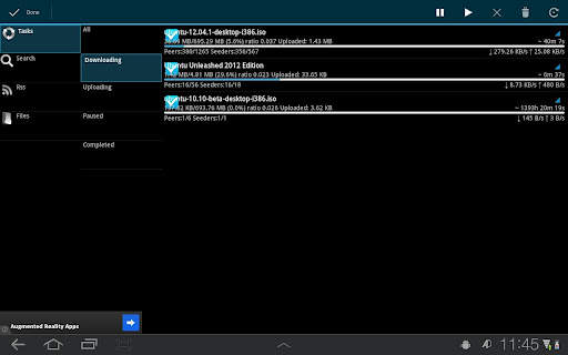 aDownloader - torrent download screenshot 6