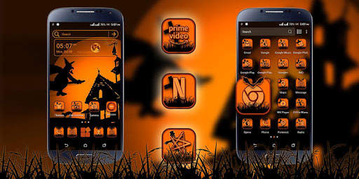Halloween Dark Night Launcher Theme screenshot 1
