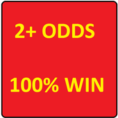 2+ ODDS 100% WIN icon