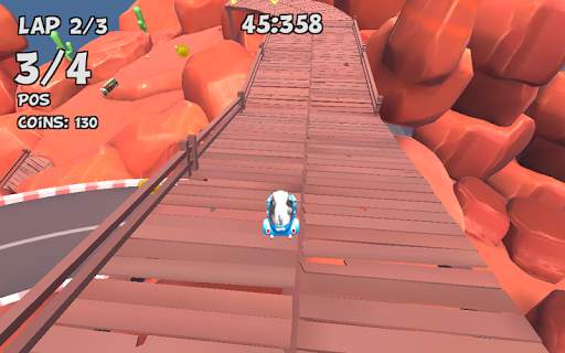 Crazy Cat Rush Racing Run Kitty Craft screenshot 3