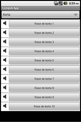 Conquistador App screenshot 1