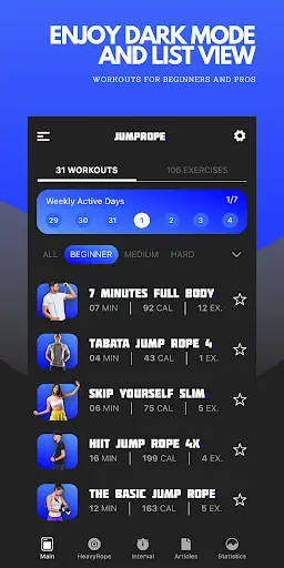 Jump Rope Training App скриншот 2
