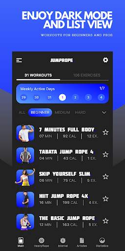Jump Rope Training App screenshot 2