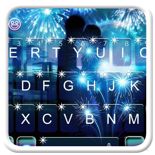 Romantic Love In The Firework Keyboard 10001003