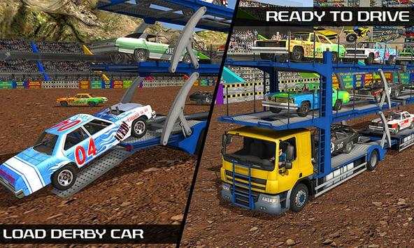 Derby Car Transport Truck Sim screenshot 2