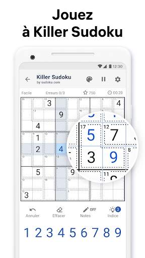 Killer Sudoku par Sudoku.com screenshot 1