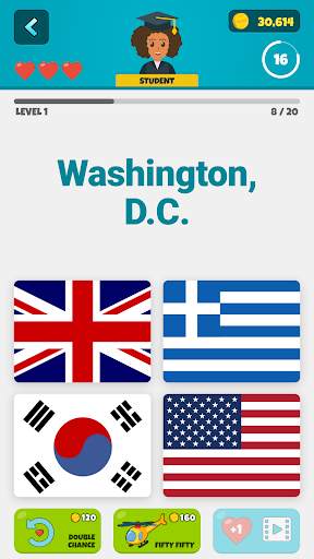 Country Flags 2: Quiz Game screenshot 5