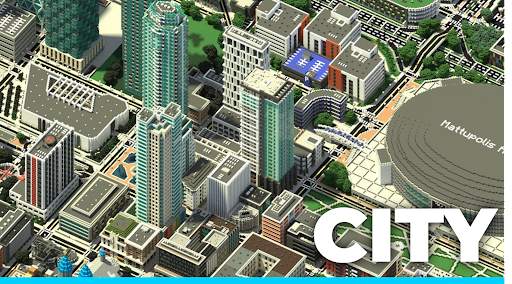 City in minecraft screenshot 3