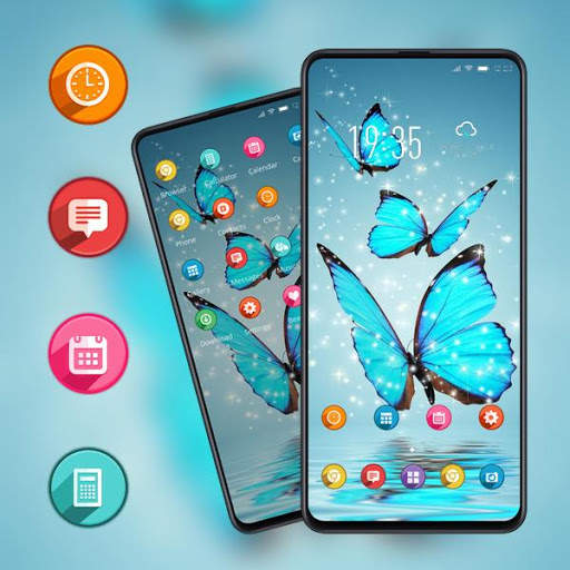 Best beautiful butterfly theme shiny river sky screenshot 3