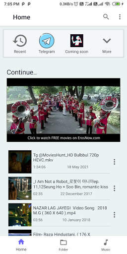 TelePlayer -Telegram video wat screenshot 1