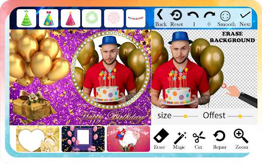 Birthday Photo Frames and Photo Editor screenshot 5