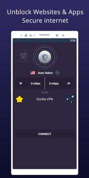 Gorilla VPN screenshot 1