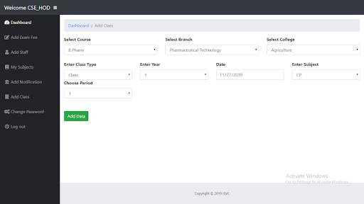 SVC HOD Login screenshot 5