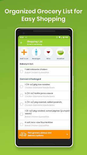 eMeals - Meal Planning Recipes & Grocery List screenshot 3