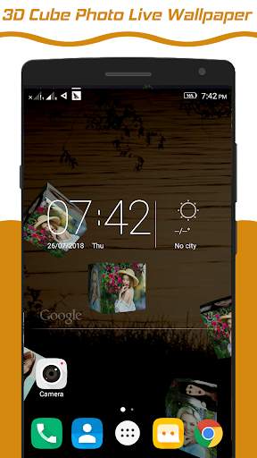 3d Photo Cube Live Wallpaper screenshot 6