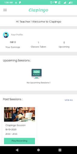 Clapingo Tutor App screenshot 1