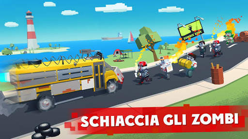 Zombie Derby: Pixel Survival screenshot 1