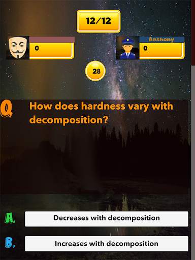 Geology knowledge test screenshot 4