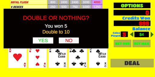 Deuces Wild - Video Poker screenshot 4