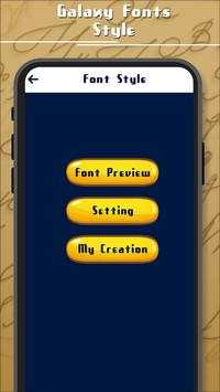 Galaxy Fonts Style скриншот 1