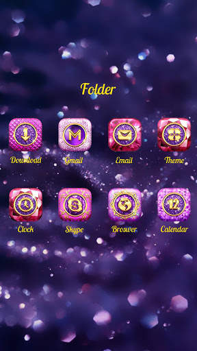 Bling Love GO Launcher Theme screenshot 3
