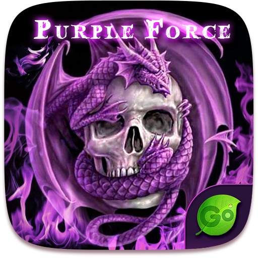 Purple Force GO Keyboard Theme 4.5