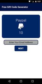 Free Gift Code Generator 3 تصوير الشاشة