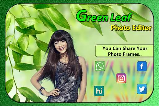 Green Leaf Photo Editor 1 تصوير الشاشة