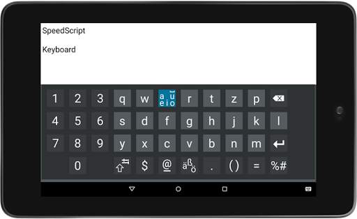 SpeedScript Tastatur free screenshot 16