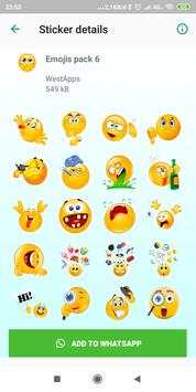Emoticons stickers for whatsapp screenshot 2