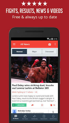 MMA Fighting News & Interviews screenshot 1
