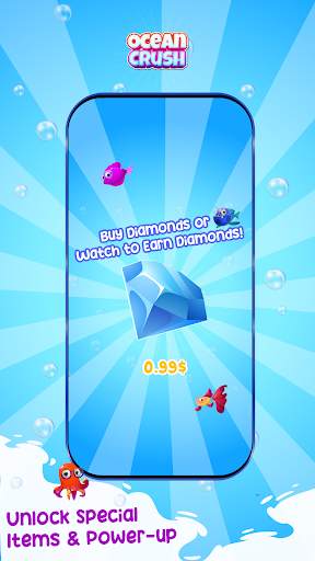 Ocean Crush Game - Match 3 screenshot 19