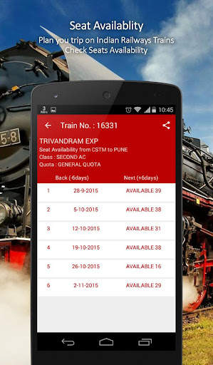 Indian Railway Time Table screenshot 4