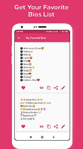 Bios Idea - Bios for Instagram - Quotes & Bios screenshot 18
