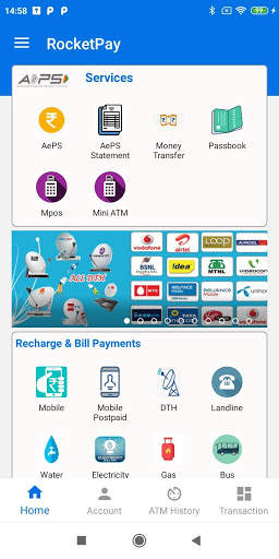 Rocket Pay - AEPS, Mini ATMs, DMT, Recharge, etc. screenshot 2