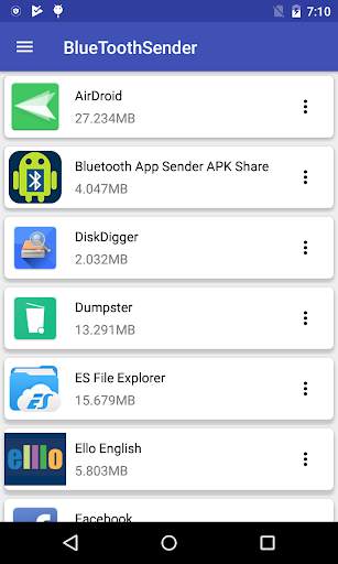 Apk File Bluetooth Sender - Backup/Manage screenshot 3
