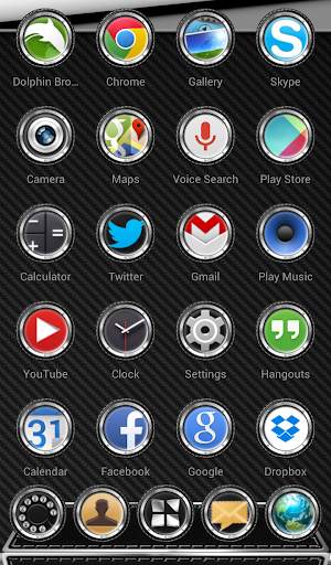 Next Launcher 3D Theme Bespoke screenshot 5