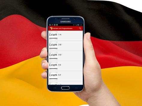 Verben mit Präpositionen screenshot 2