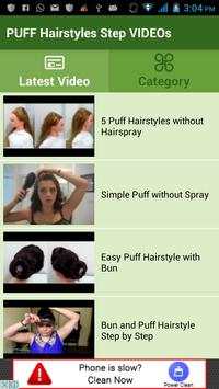 PUFF Hairstyles Step VIDEOs screenshot 2