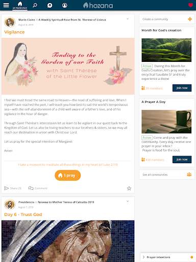 Hozana – Christian prayer screenshot 14