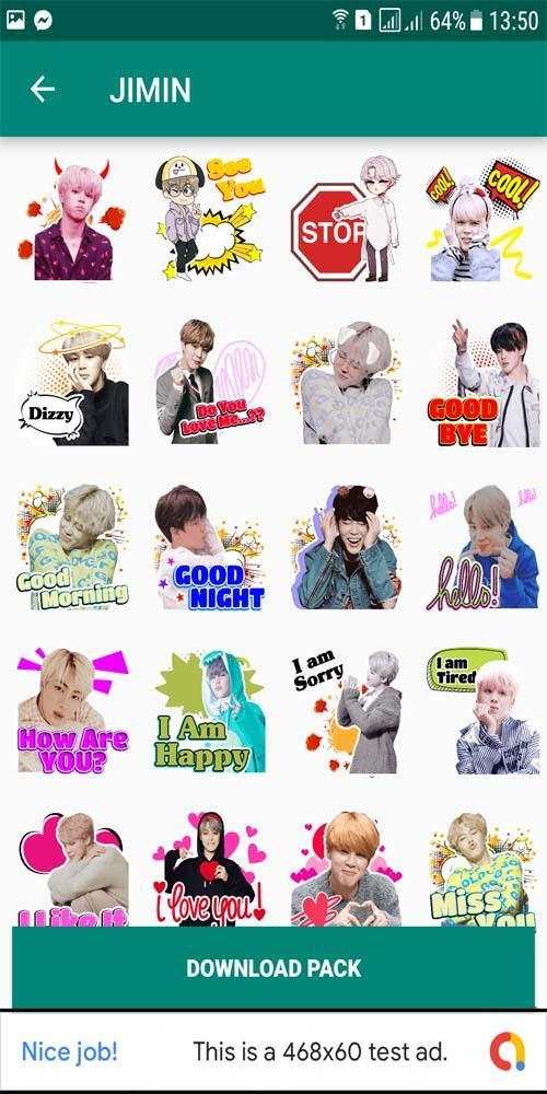 BTS WA Sticker Bangtan Boys screenshot 2