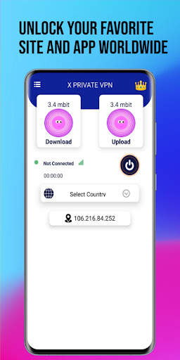 X Private VPN - XXXX Proxy screenshot 1