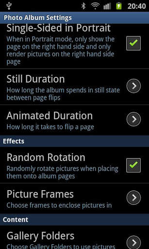 Photo Album Live Wallpaper screenshot 2