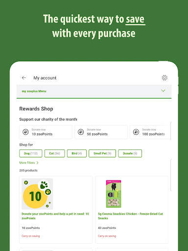 zooplus - online pet shop screenshot 14