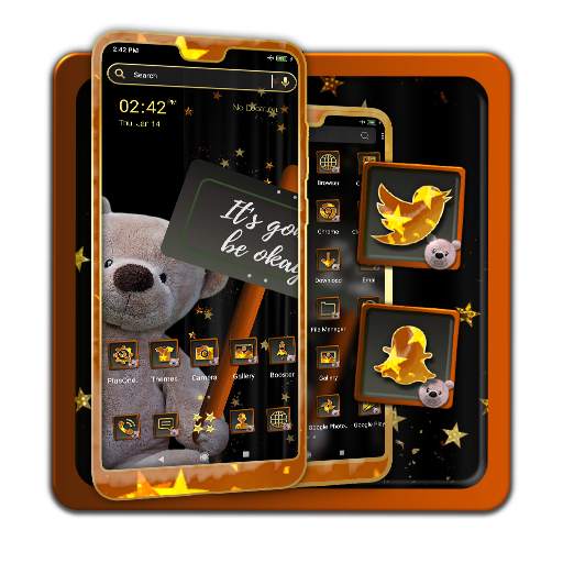 Cute Teddy Bear Launcher Theme 1.0.0